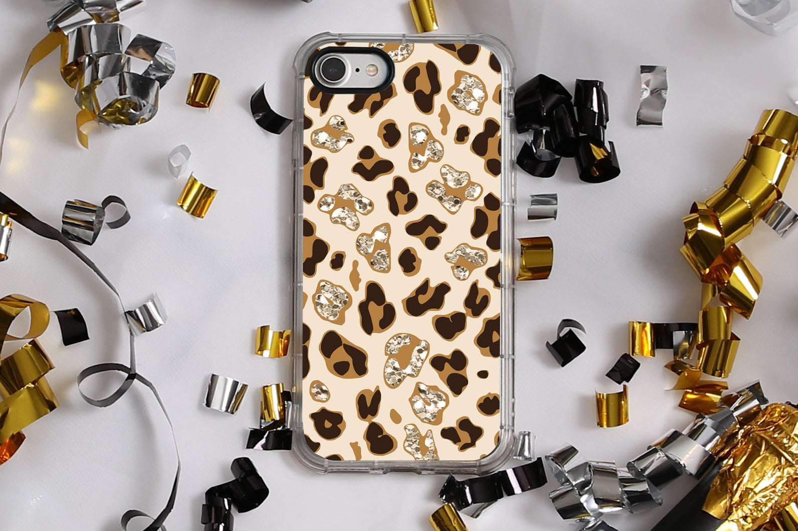 Glitter Cheetah Interchangeable Design